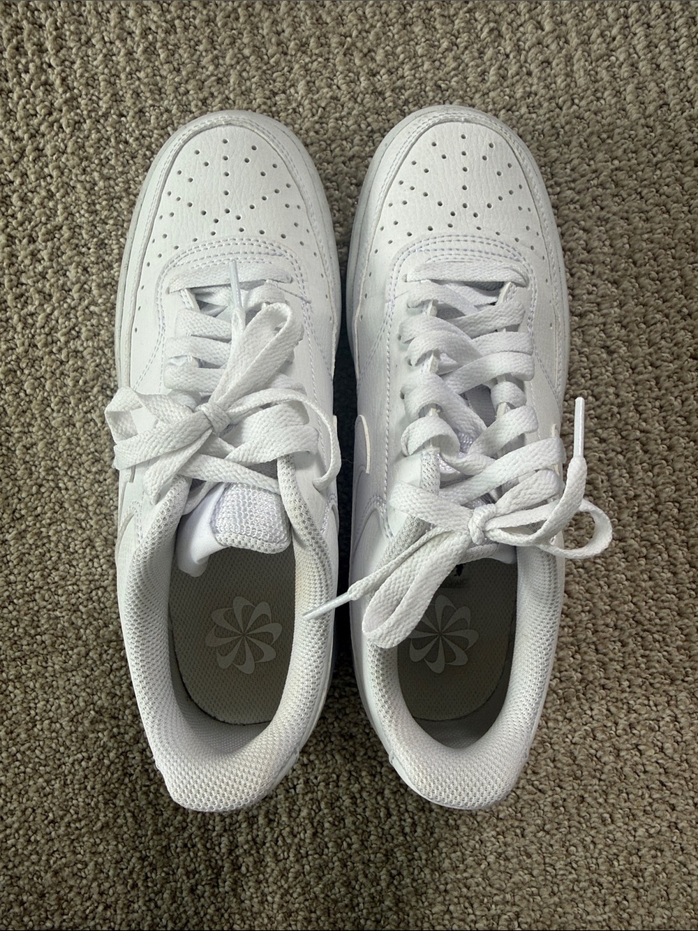 Nike White Low-Top Sneakers